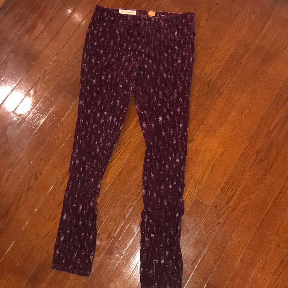Anthropologie corduroy pants
